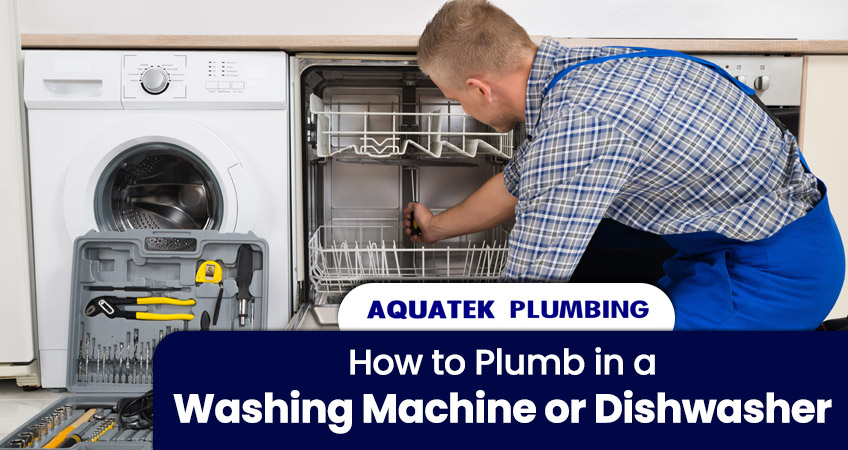 How to Plumb in a Washing Machine or Dishwasher