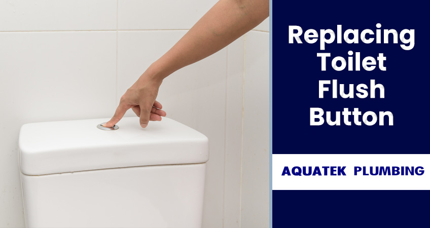 How to fix a toilet flush button – Replace toilet flush button